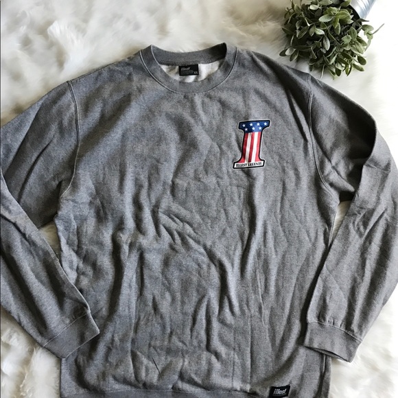 Illest}• Men's grey crewneck sweater - Picture 3 of 8